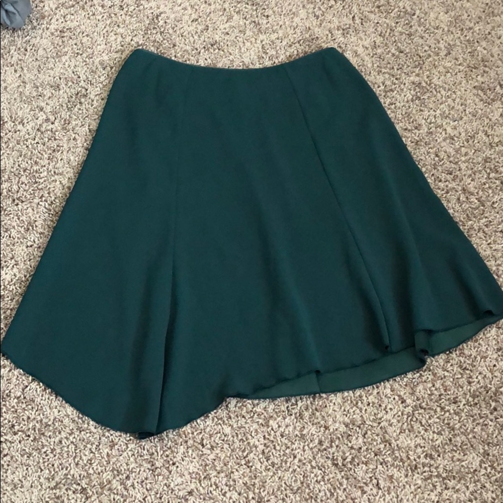 Midi skirt, emerald green